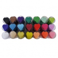 Confettis de scène coeur en tube (plusieurs coloris) au meilleur prix