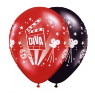 Ballon Diva avec Clapet tout autour Rouges et Noirs