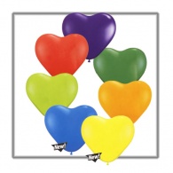 Ballon Coeur Assortiment Carnaval au meilleur prix