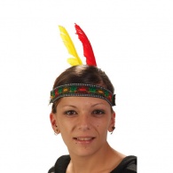 Bandeau indien 2 plumes