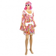 Robe Disco Femme Multicolore au meilleur prix