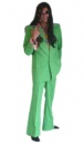 perruque-D�guisement Adulte Disco Homme Vert
