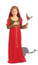 Déguisemen princesse médiéval rouge enfant au meilleur prix
