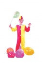 perruque-D�guisement Enfant Clown Bicolore