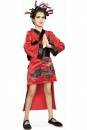 Déguisement red dragon lady fille