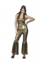 deguisement-D�guisement Adulte Combinaison Or Disco