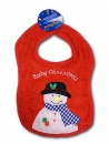 Bavoir éponge Bonhomme de Neige