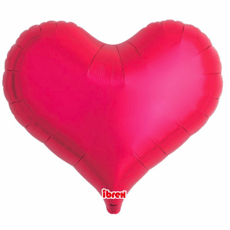 Ballon Mylar Coeur Jelly Rouge