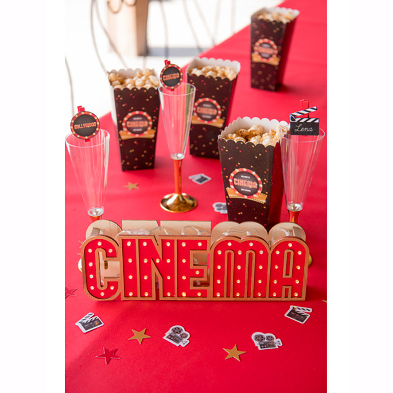 D&eacute;coration Cin&eacute;ma &agrave; leds