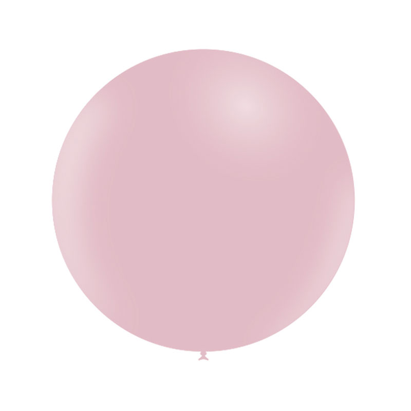 Ballon rose bonbon pastel mat