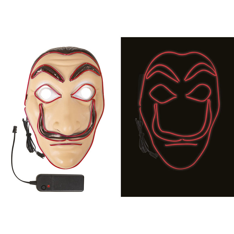 Masque Braqueur &agrave; Led