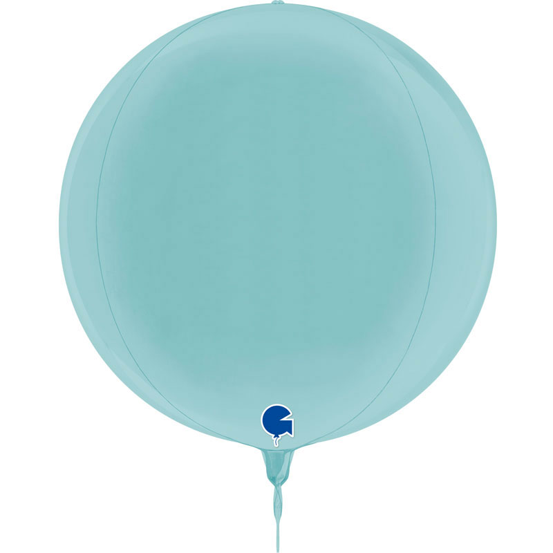 Ballon Globe Bleu Pastel