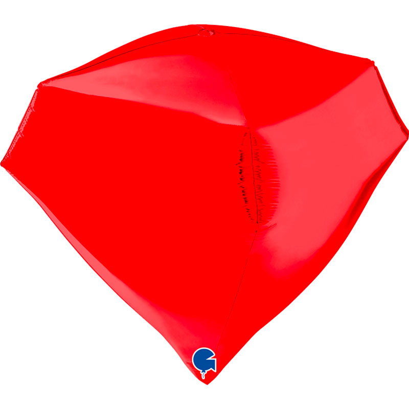 Ballon Diamant 4D Rouge