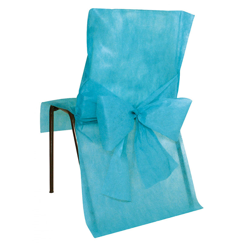 Housse de chaise Turquoise par 10