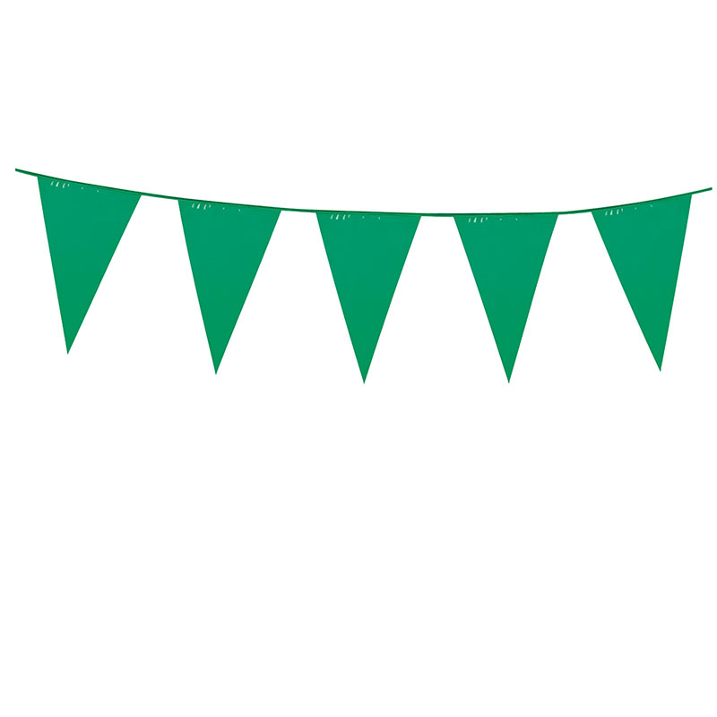 Guirlande Fanions Verts 10m
