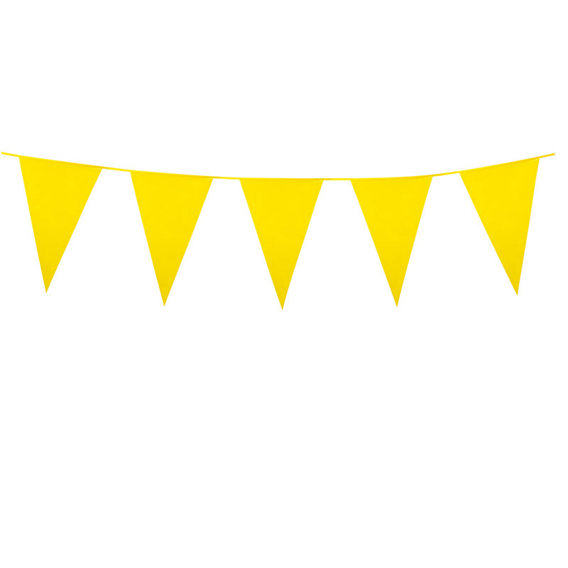 Guirlande Fanions Jaunes 10m