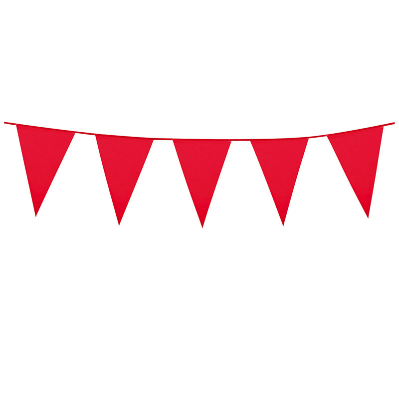 Guirlande Fanions Rouges 10m