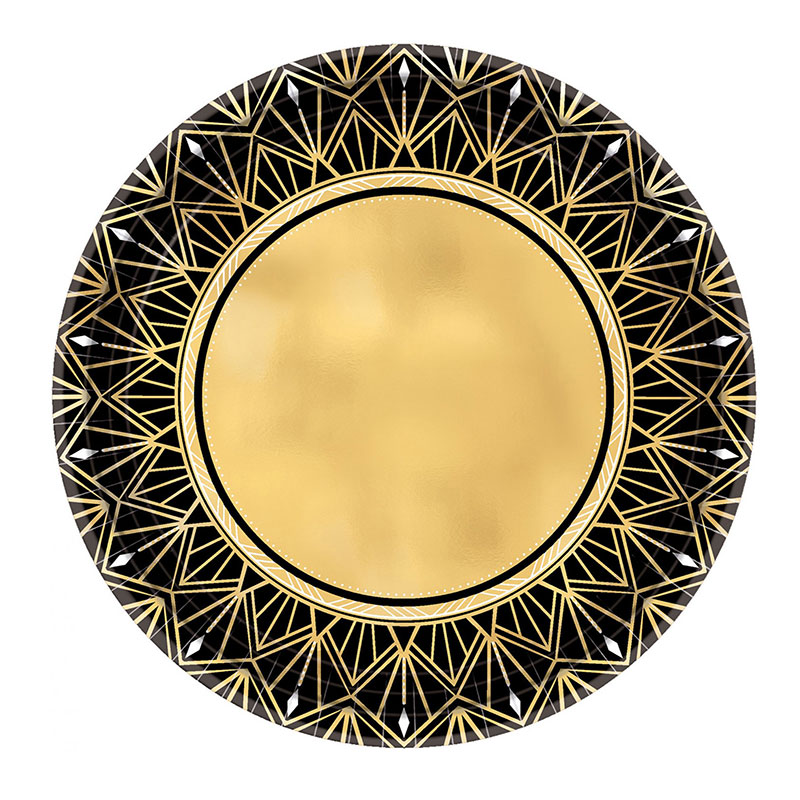 Assiette Hollywood Ann&eacute;es Folles