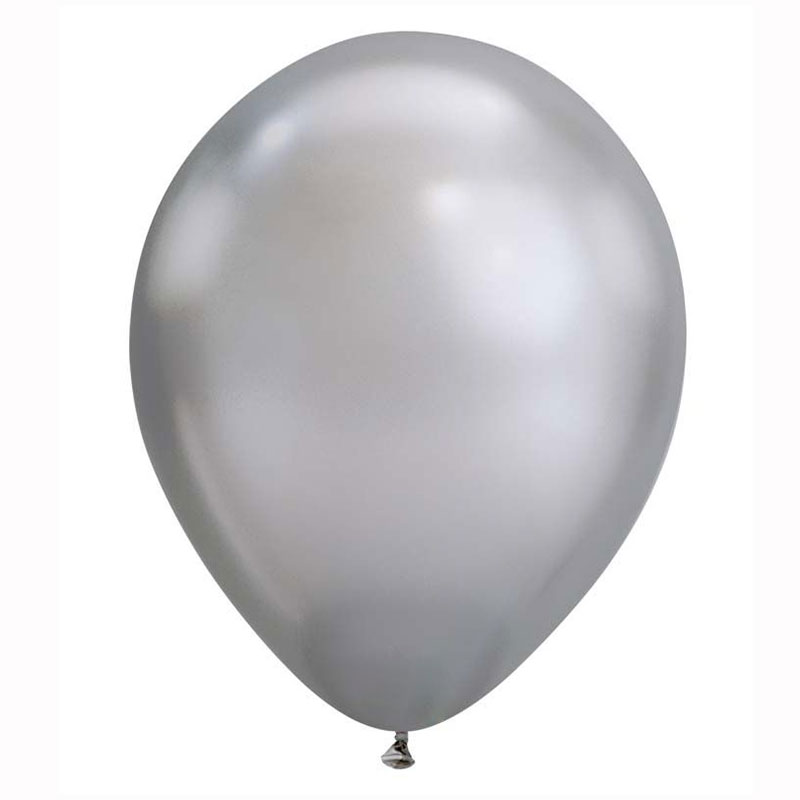 Ballon argent m&eacute;tal