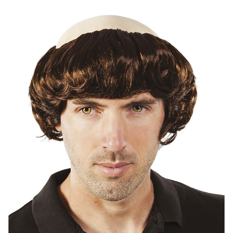 Perruque Moine d&eacute;garni marron