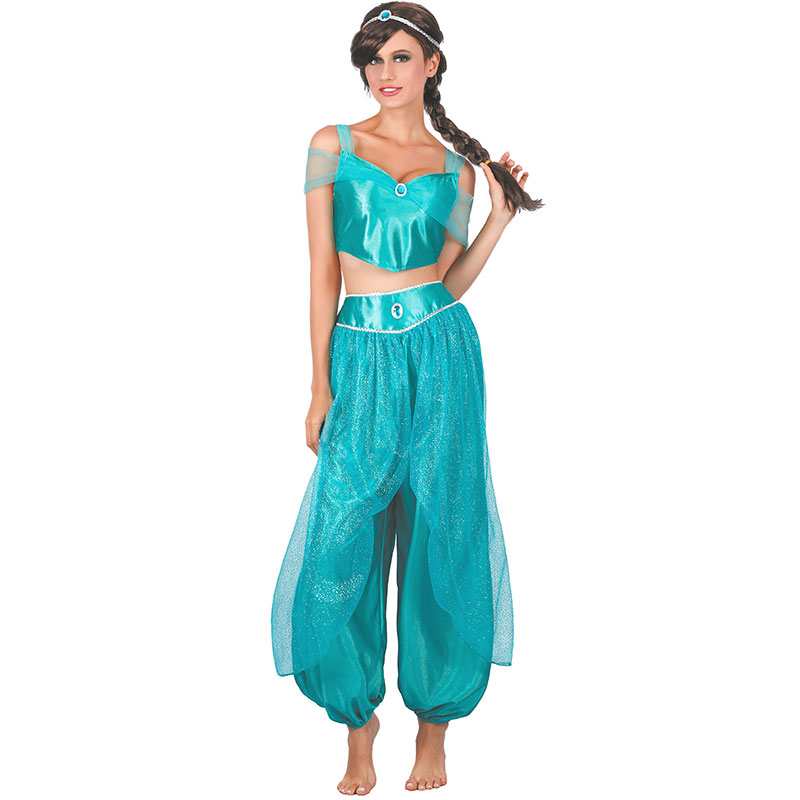 D&eacute;guisement Princesse Arabe bleue femme