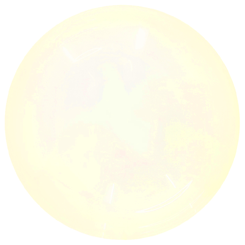 Ballon Bubble Crystal Yellow