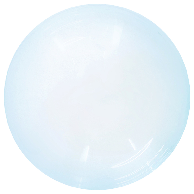 Ballon Bubble Crystal Blue