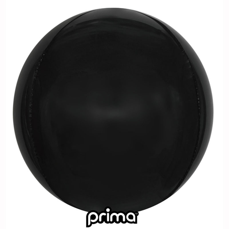 Ballon Prima Orbz Sph&eacute;rique Noire g&eacute;ant