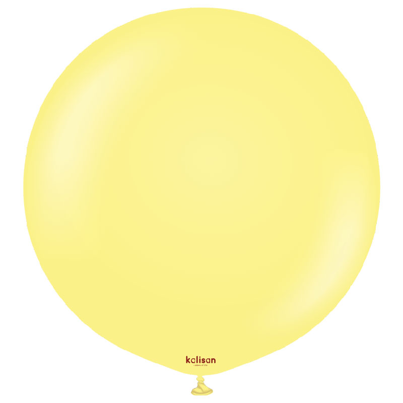 Ballon Macaron Jaune Kalisan