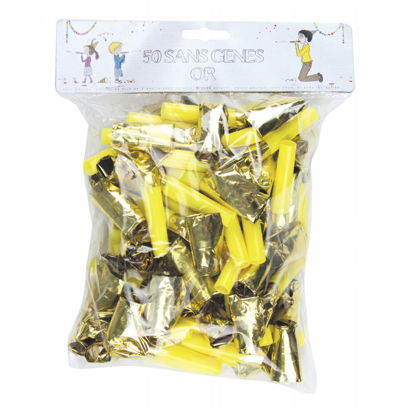 Sans g&ecirc;ne m&eacute;tallis&eacute; par 50 (2 coloris)