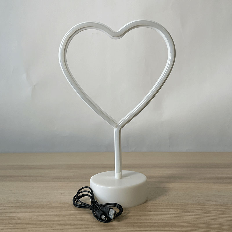 Lampe Coeur N&eacute;on