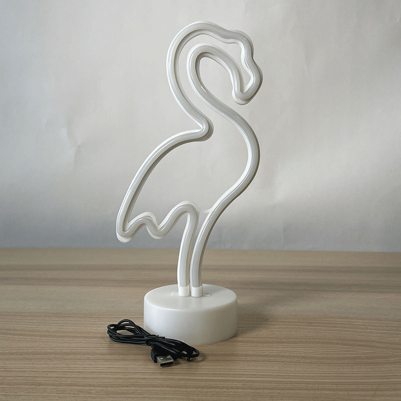 Lampe Flamant N&eacute;on