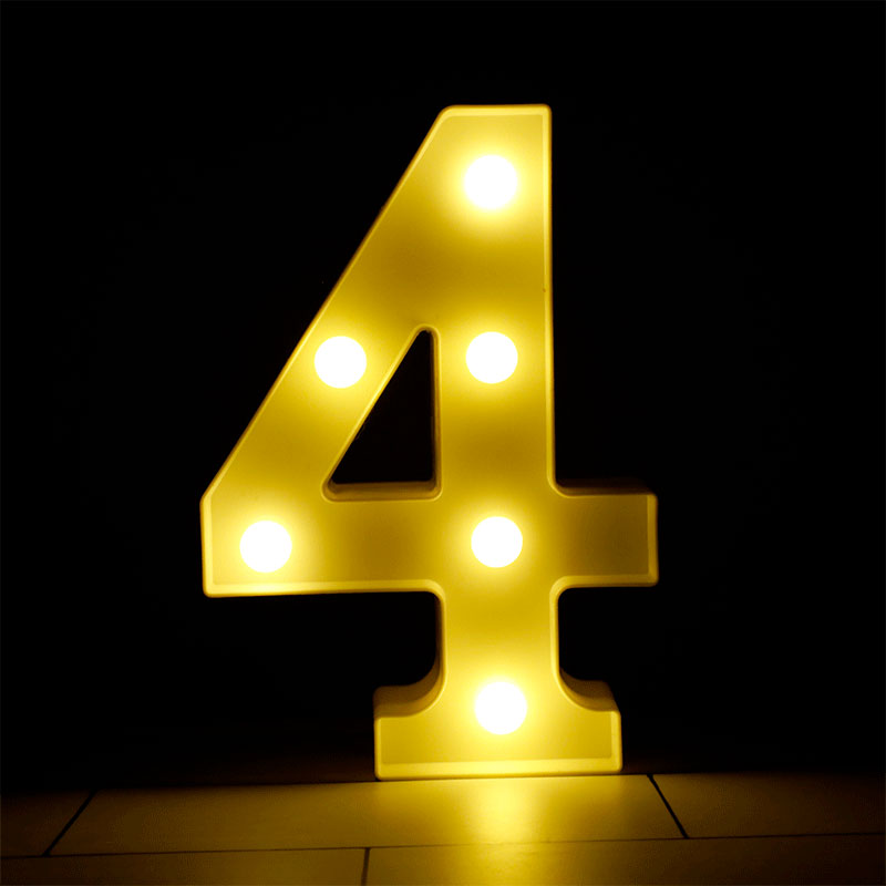 Chiffre Lumineux LED 25cm (0 &agrave; 9)