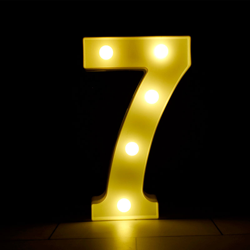 Chiffre Lumineux LED 25cm (0 &agrave; 9)