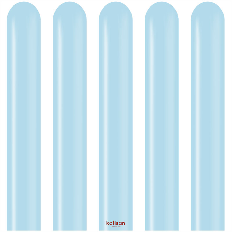 Ballons &agrave; Sculpter Bleu Macaron Kalisan