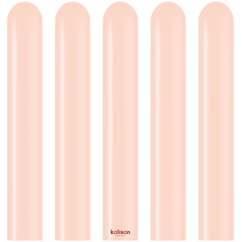 Ballons &agrave; Sculpter P&ecirc;che Macaron Kalisan