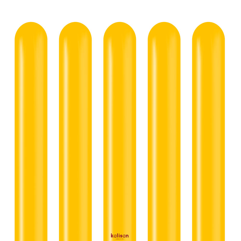 Ballons &agrave; Sculpter Jaune Ambre (Amber) Kalisan