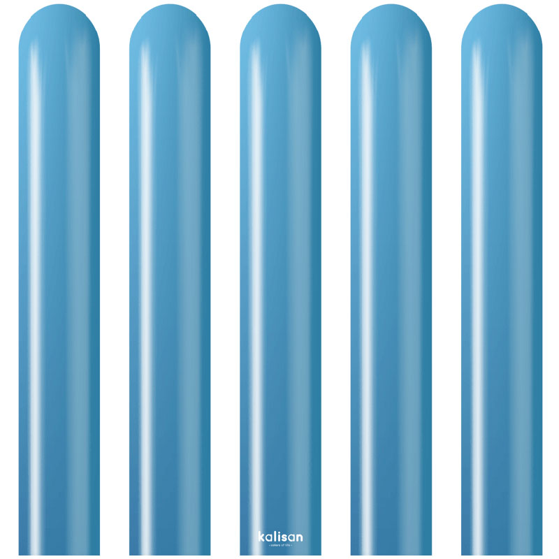 Ballons &agrave; Sculpter Bleu Chrome (Chrome blue) Kalisan