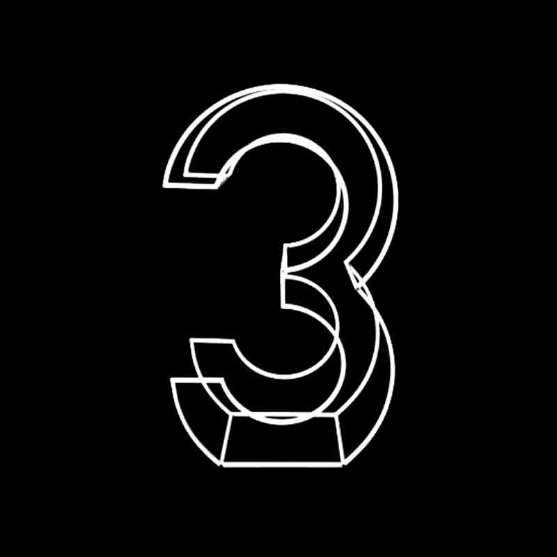 Structure Ballons Chiffre M&eacute;tal 120cm (0 &agrave; 9)