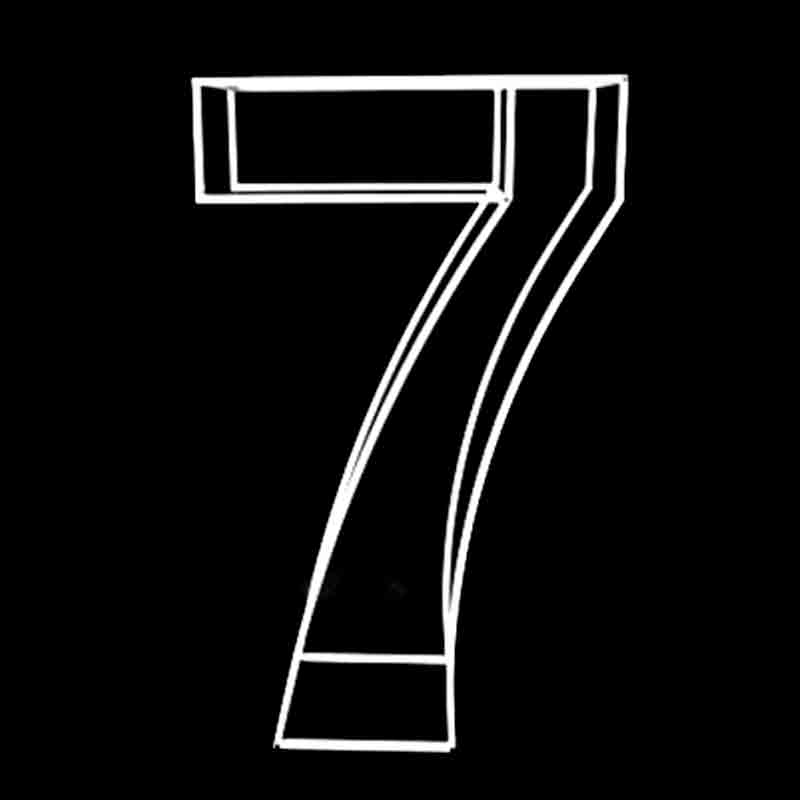 Structure Ballons Chiffre M&eacute;tal 120cm (0 &agrave; 9)