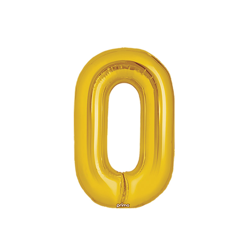 Ballon chiffre 16'' (40cm) par 2 - Or