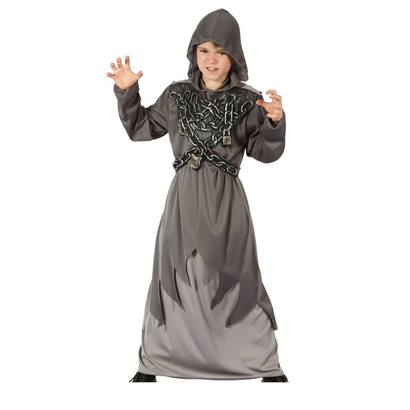 D&eacute;guisement Guerrier des T&eacute;n&egrave;bres gris enfant