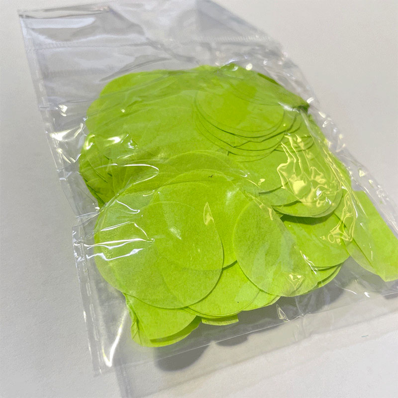 Confettis Papier 2.5cm sachet 14g (divers coloris)