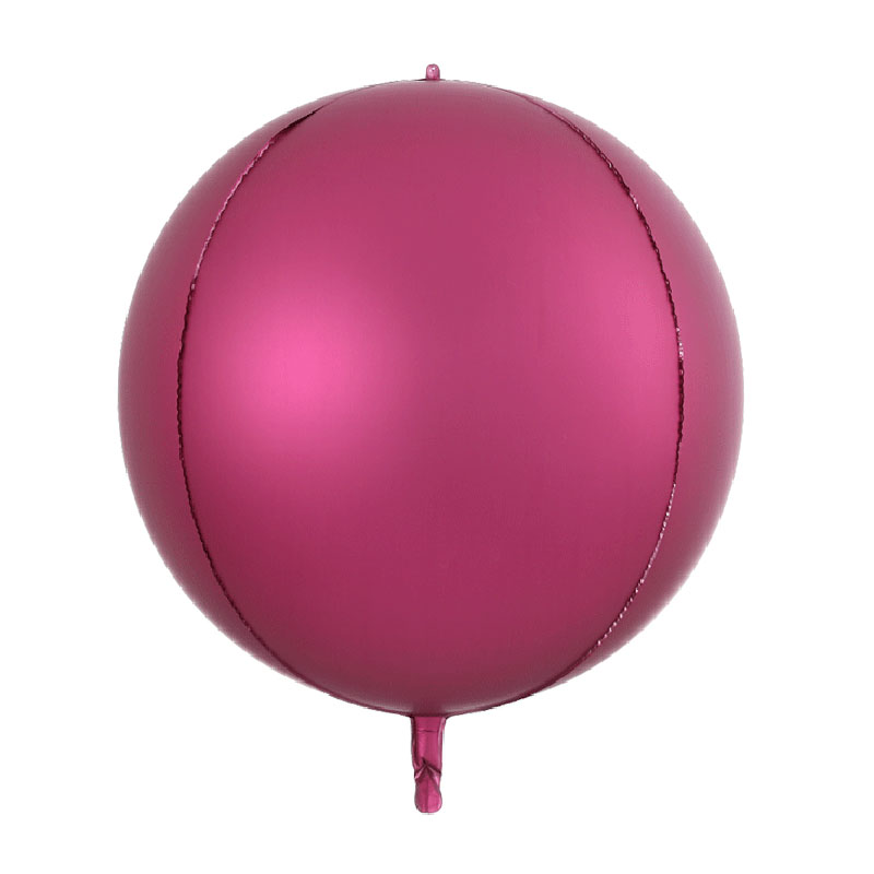 Ballon Orbz Sph&eacute;rique Rose Red Matte