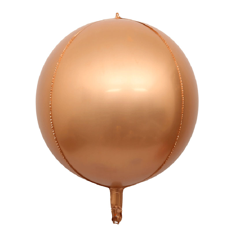 Ballon Orbz Sph&eacute;rique Rose Gold Matte
