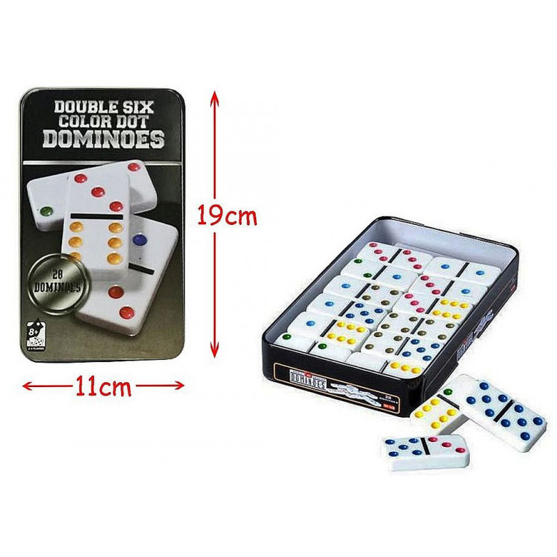 Domino Nacr&eacute; couleurs