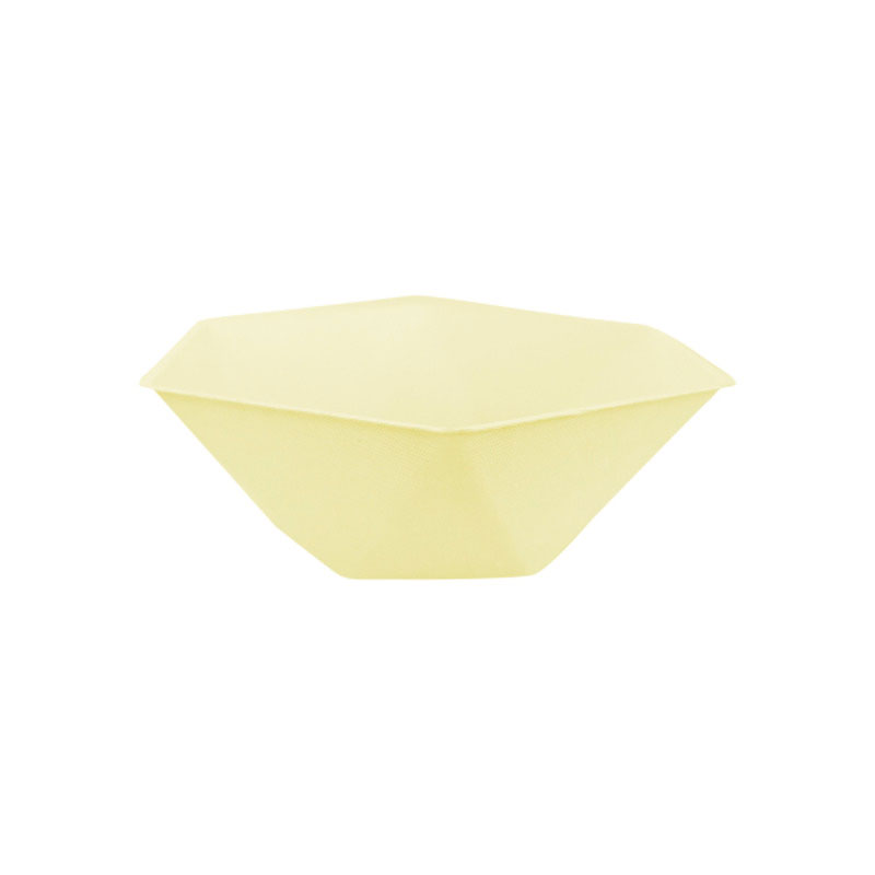 Bol H&eacute;xagonale biod&eacute;gradable pastel (plusieurs coloris)