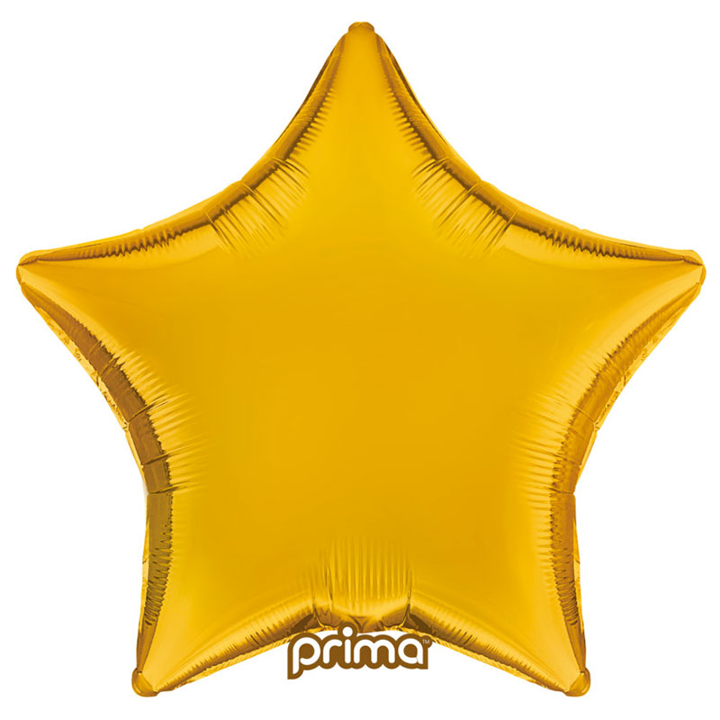Ballon Mylar &eacute;toile Or (gold) Prima