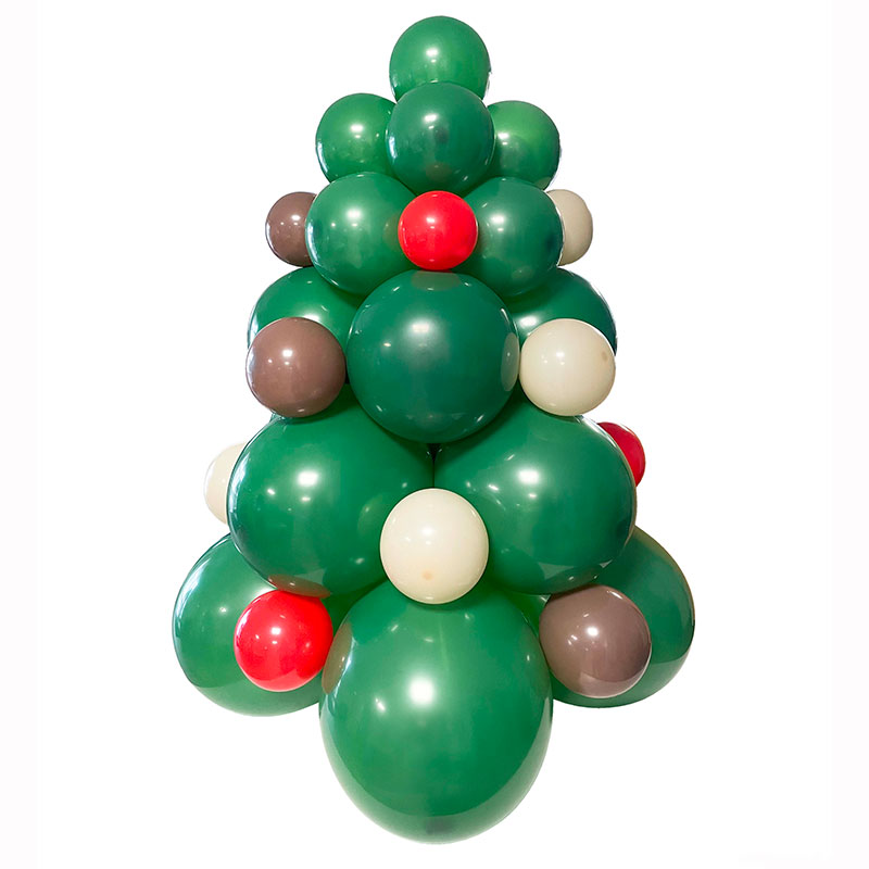 Kit ballons Mini Sapin de No&ecirc;l