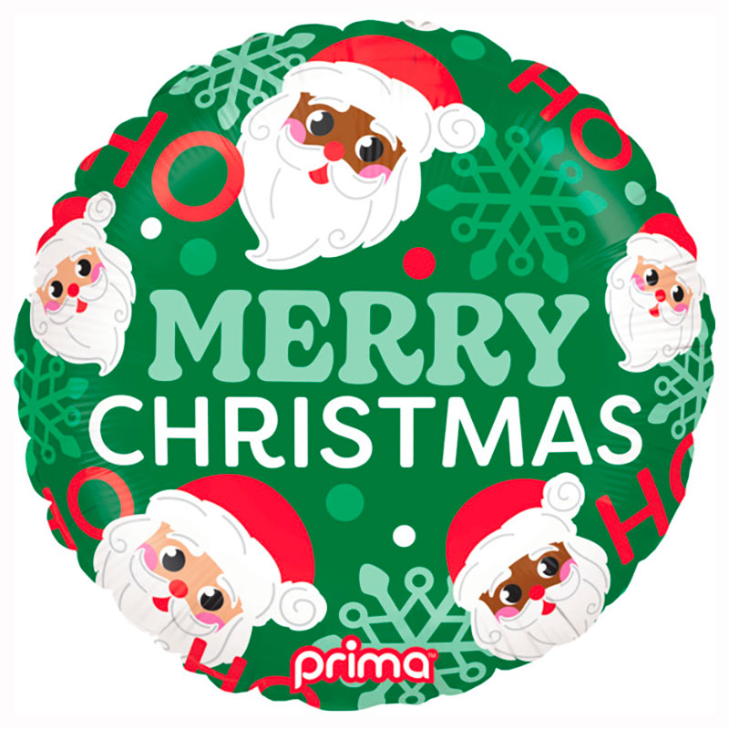 Ballon Mylar HoHo Happy Santa Prima